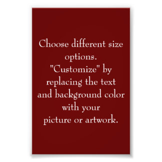 Impression Photo Ajouter une image ou une oeuvre d'art, la créer à 