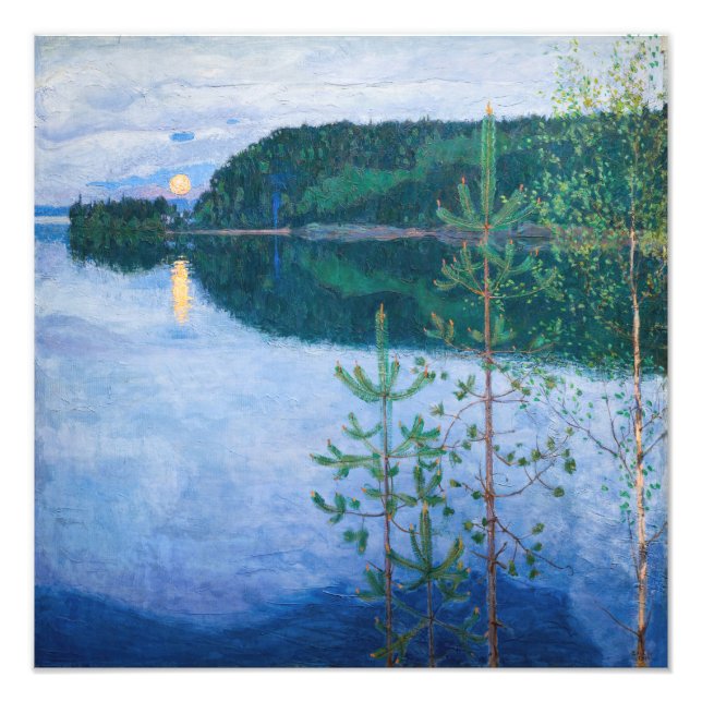 Impression Photo Akseli Gallen-Kallela - Nuit du printemps (Devant)
