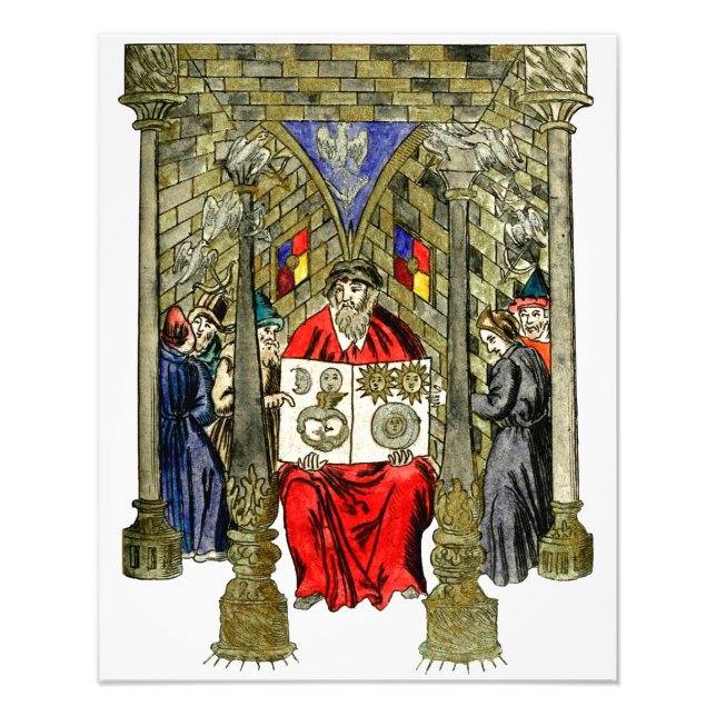 Impression Photo Alchimie dragon Ouroboros (Devant)