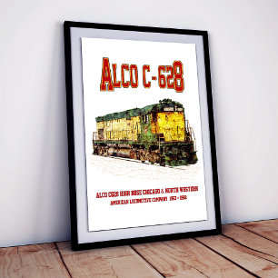 Impression Photo Alco C-628 aka Alco Century 628 Diesel Locomotive