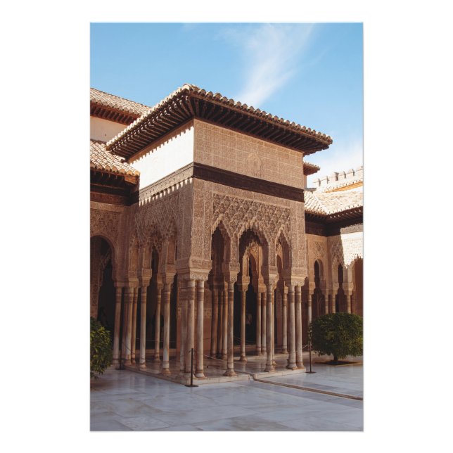 Impression Photo Alhambra de Grenade, Espagne. (Devant)