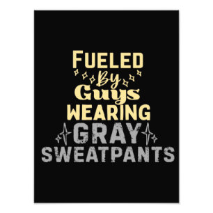 Impression Photo Alimenté par des gars portant des sweatpants gris