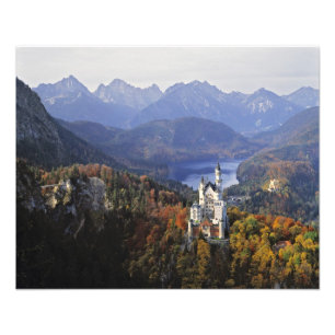 Impression Photo Allemagne, Bavière, Château de Neuschwanstein. Roi