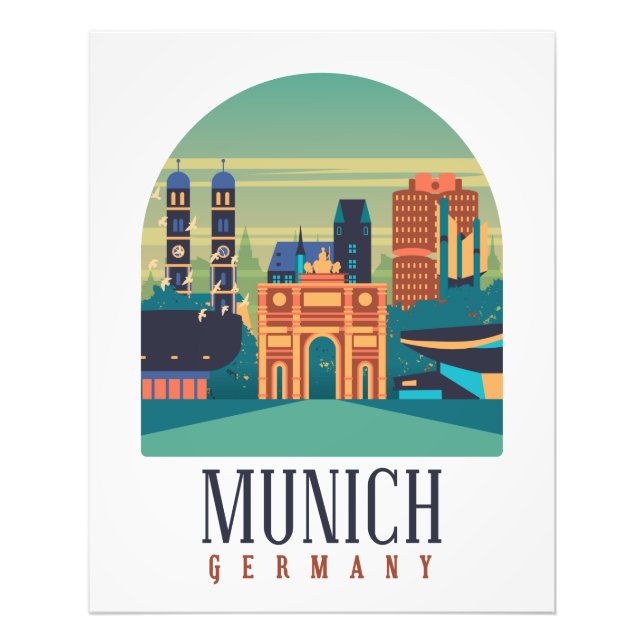 Impression Photo Allemagne de Munich (Devant)
