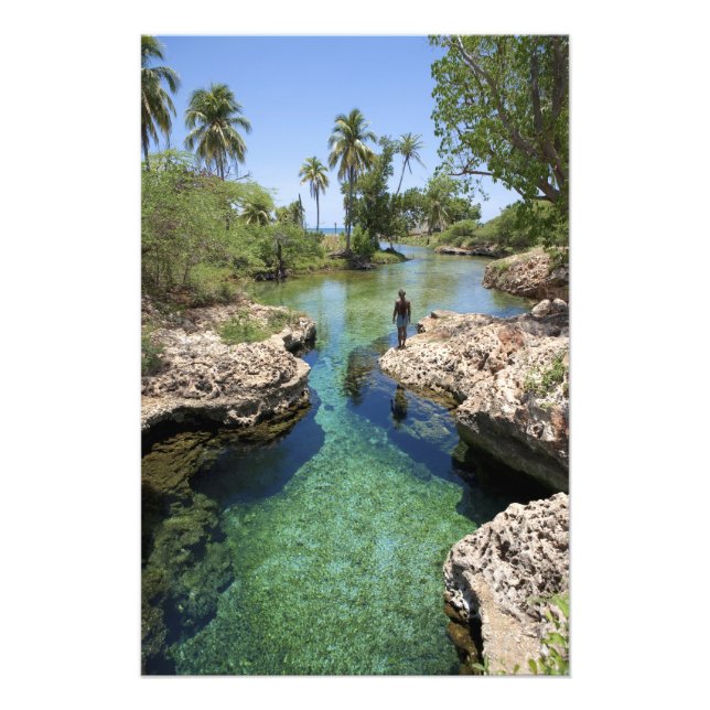 Impression Photo Alligator Hole, Black River Town, Jamaïque (Devant)