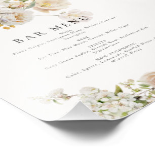 Impression Photo Allure - Roses blanches et souffle du bébé