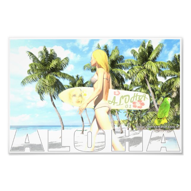 Impression Photo Aloha 01 (Devant)