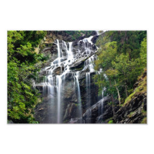 Impression Photo Alpes Haut de la cascade