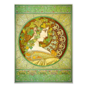 Impression Photo Alphonse Mucha Laurel Imprimer