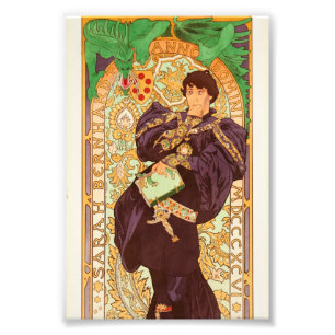Impression Photo Alphonse Mucha Prince et Dragon
