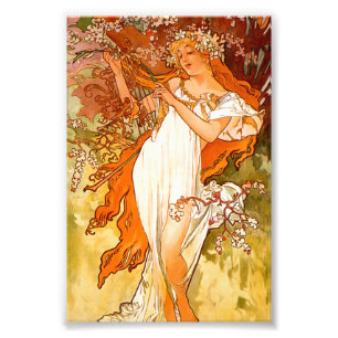 Impression Photo Alphonse Mucha Printemps