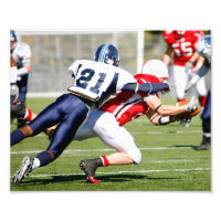 Impression photo américaine de football