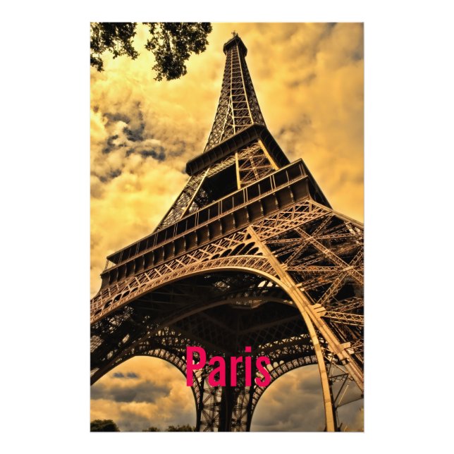 Impression Photo Amour & Romance Ville de Paris Tour Eiffel France (Devant)