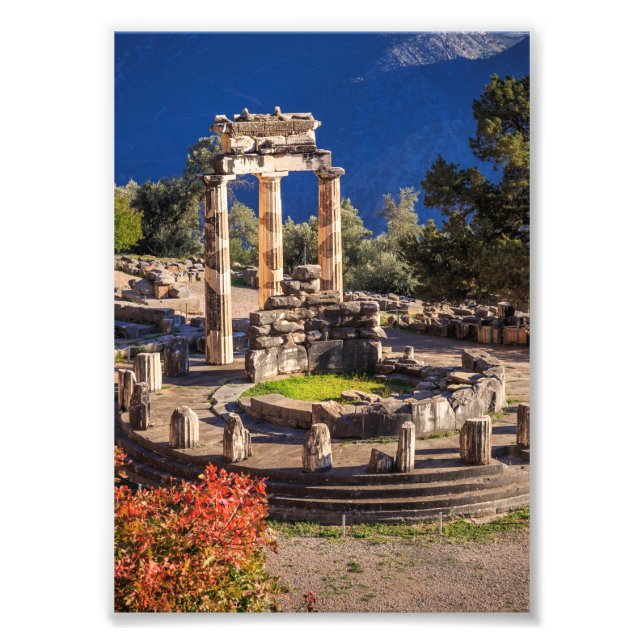 Impression Photo Ancien Delphes, Grèce (Devant)