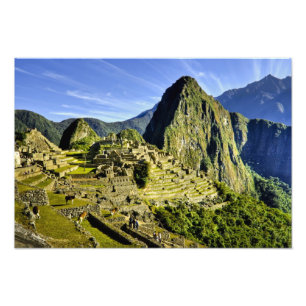 Impression Photo Ancien Machu Picchu, dernier refuge de la