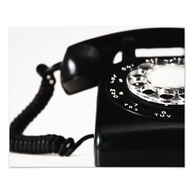 Impression Photo Ancien téléphone Rotary (Devant)