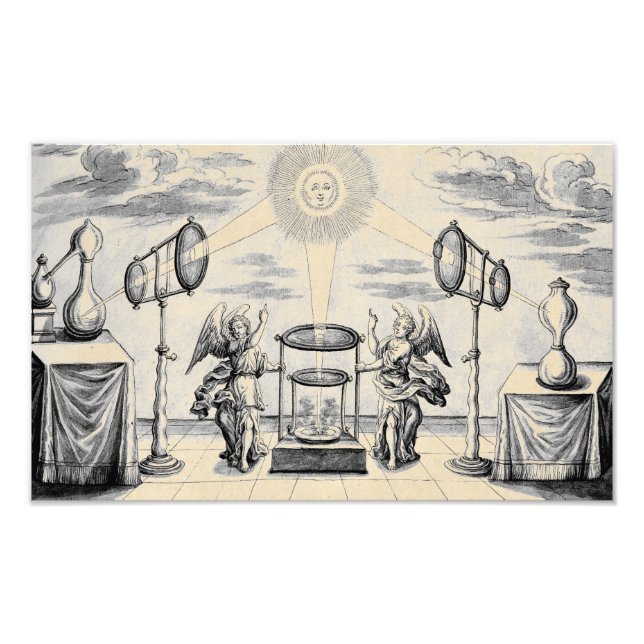 Impression Photo Anges divins de l'Alchimie (Devant)