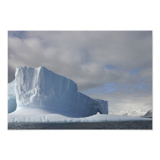 Impression Photo Antarctique, détroit de Bransfield, soleil de l'ap (Devant)