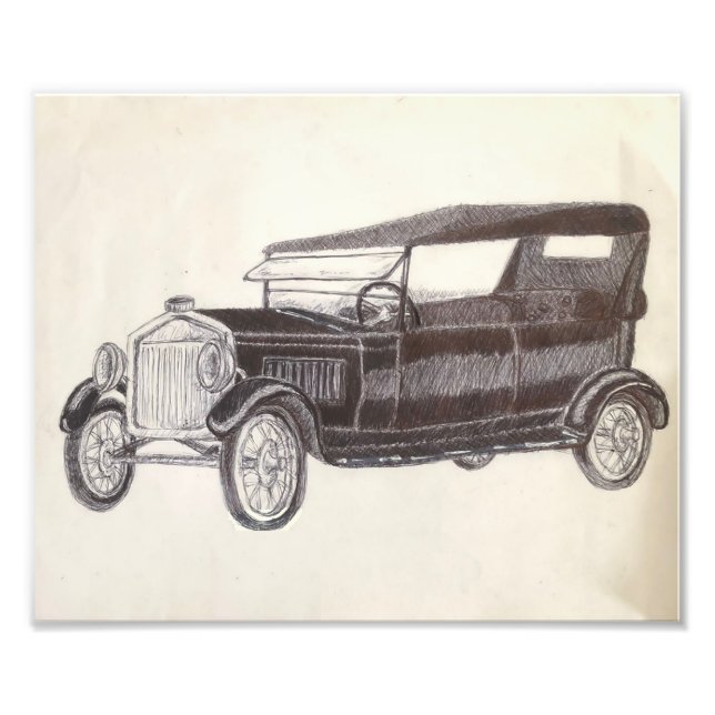 Impression Photo Antique car (Devant)