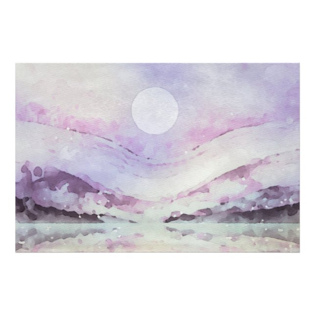 Impression Photo *~* AP19 PURPLE Paysage Abstrait Sun art (Devant)