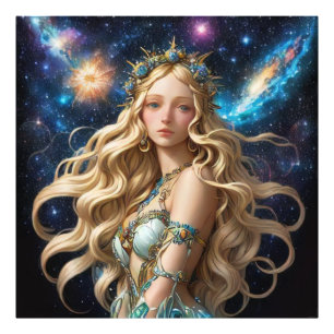 Impression Photo *~* AP58 Imaginaire des femmes cosmiques CELESTIEL