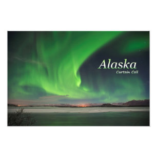 Impression Photo Appel du rideau de l'Alaska