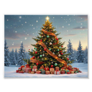 Impression Photo Arbre de Noël Wonderland