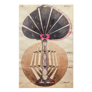 Impression Photo Arbre des connaissances no 3   Hilma af Klint  