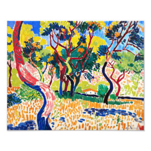 Impression Photo Arbres en Collioure   Andre Derain  