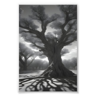 Impression Photo Arbres sombres