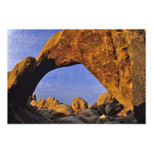 Impression Photo Arch Rock au parc national Joshua Tree à (Devant)