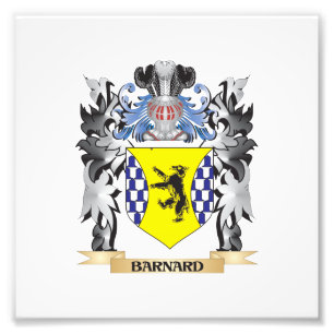Impression Photo Armoiries de Barnard - Armoiries de la famille