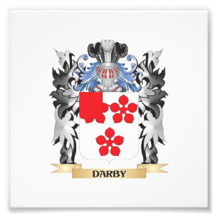 Impression Photo Armoiries de Darby - Armoiries de la famille