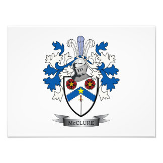 Impression Photo Armoiries de la famille McClure Crest