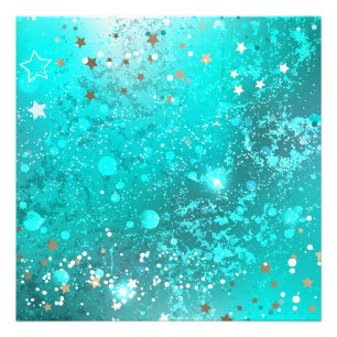 Impression Photo Arrière - plan à huile Turquoise de la menthe