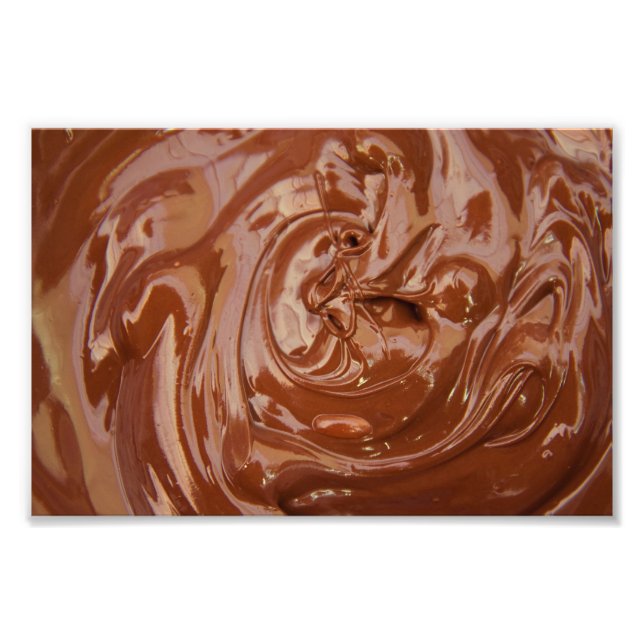 Impression Photo Arrière - plan au chocolat (Devant)