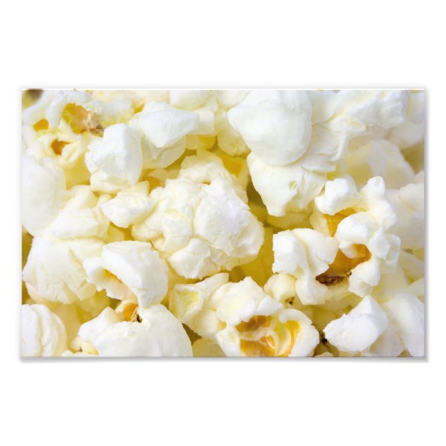 Impression Photo Arrière - plan de pop-corn (Devant)