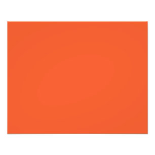 Impression Photo Arrière-plan uni minimaliste orange vif