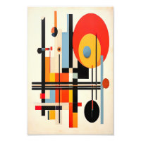 Art Abstrait Géométrique Bauhaus