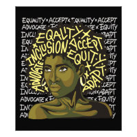 Art africain puissant sur l'équité et l'inclusion