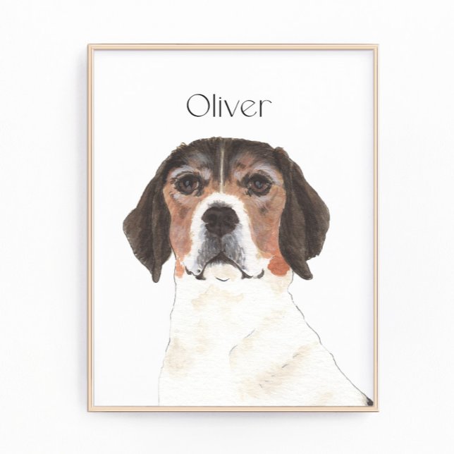 Impression Photo Art de Beagle personnalisé (Créateur téléchargé)