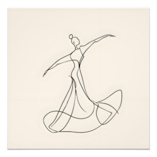 Impression Photo Art de la ligne danseur