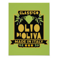 Art de mur d'huile d'olive italienne