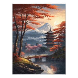 Impression Photo Art d'illustration du Japon n°5