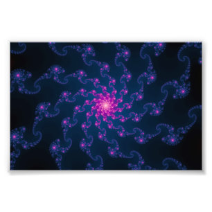 Impression Photo Art Fractal Fleur Vie