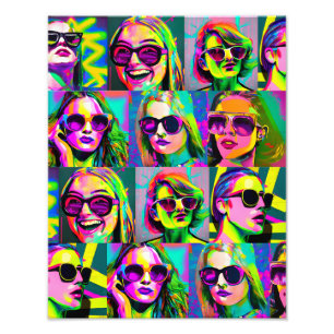 Impression Photo Art numérique coloré Abstrait