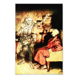 Impression Photo Arthur Rackham - Un Carol de Noël - Scrooge