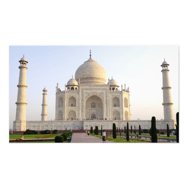 Impression Photo Asie, Inde, Uttar Pradesh, Agra. Le Taj 8 (Devant)