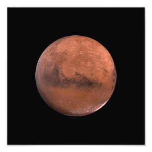 Impression Photo Astronomie spatiale martienne de Mars