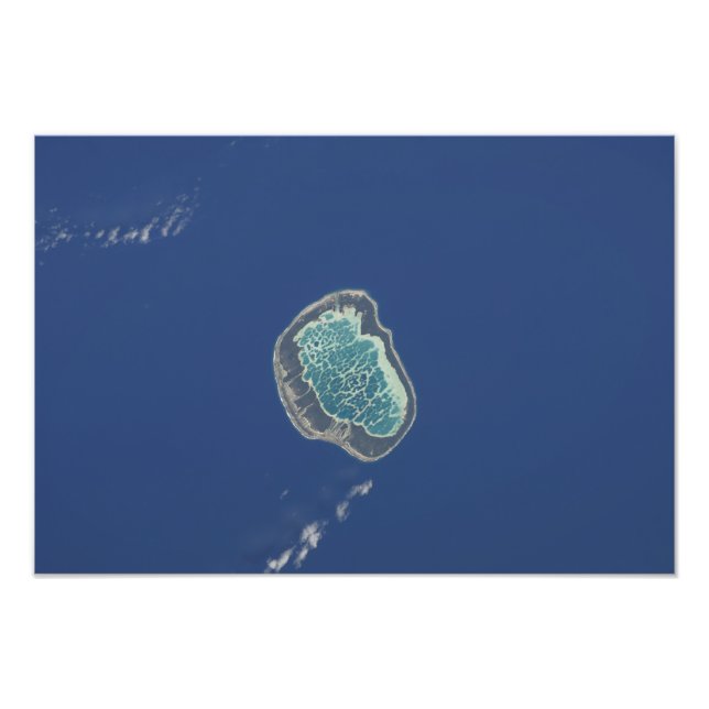 Impression Photo Atoll de Mataiva, archipel de Tuamotu (Devant)